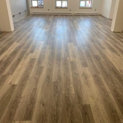 Commercial office- Vinyl installation