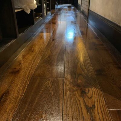 Broadview hotel project- refinished floors